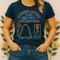 Correlation Does Not Imply Causation Women's T-Shirt thumb 2