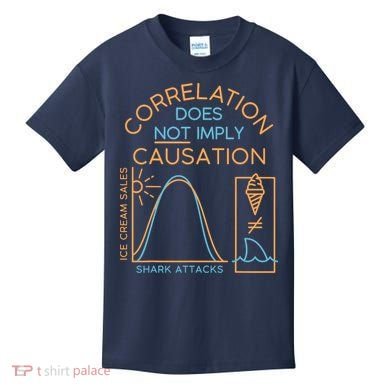 Correlation Does Not Imply Causation Kids T-Shirt