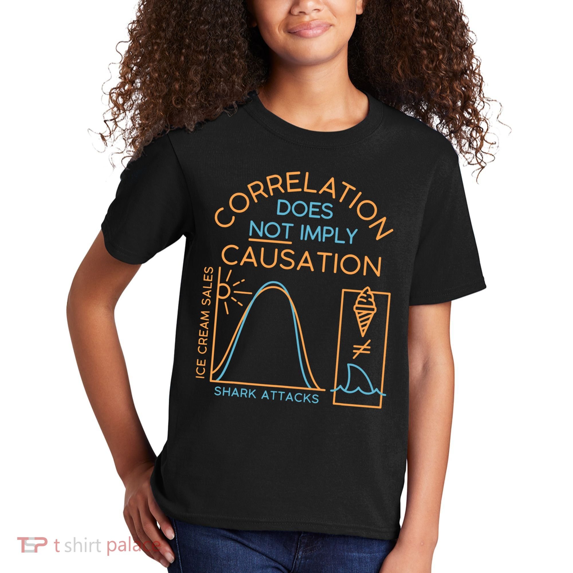 Correlation Does Not Imply Causation Kids T-Shirt