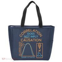 Correlation Does Not Imply Causation Tote Bag thumb 0