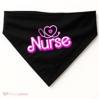 Cute Doll Nurse USA-Made Doggie Bandana thumb 0