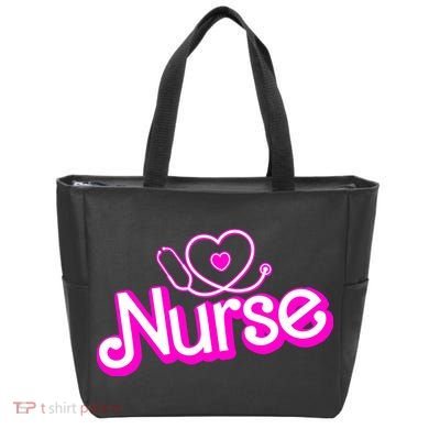 Cute Doll Nurse Tote Bag