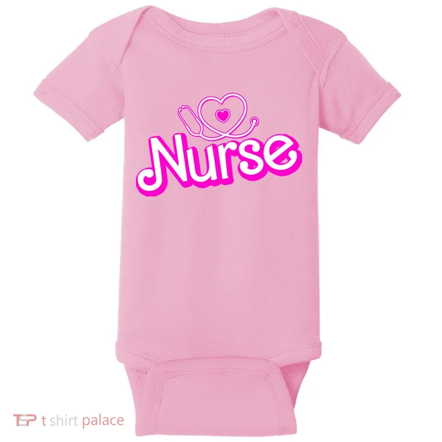 Cute Doll Nurse Baby Bodysuit