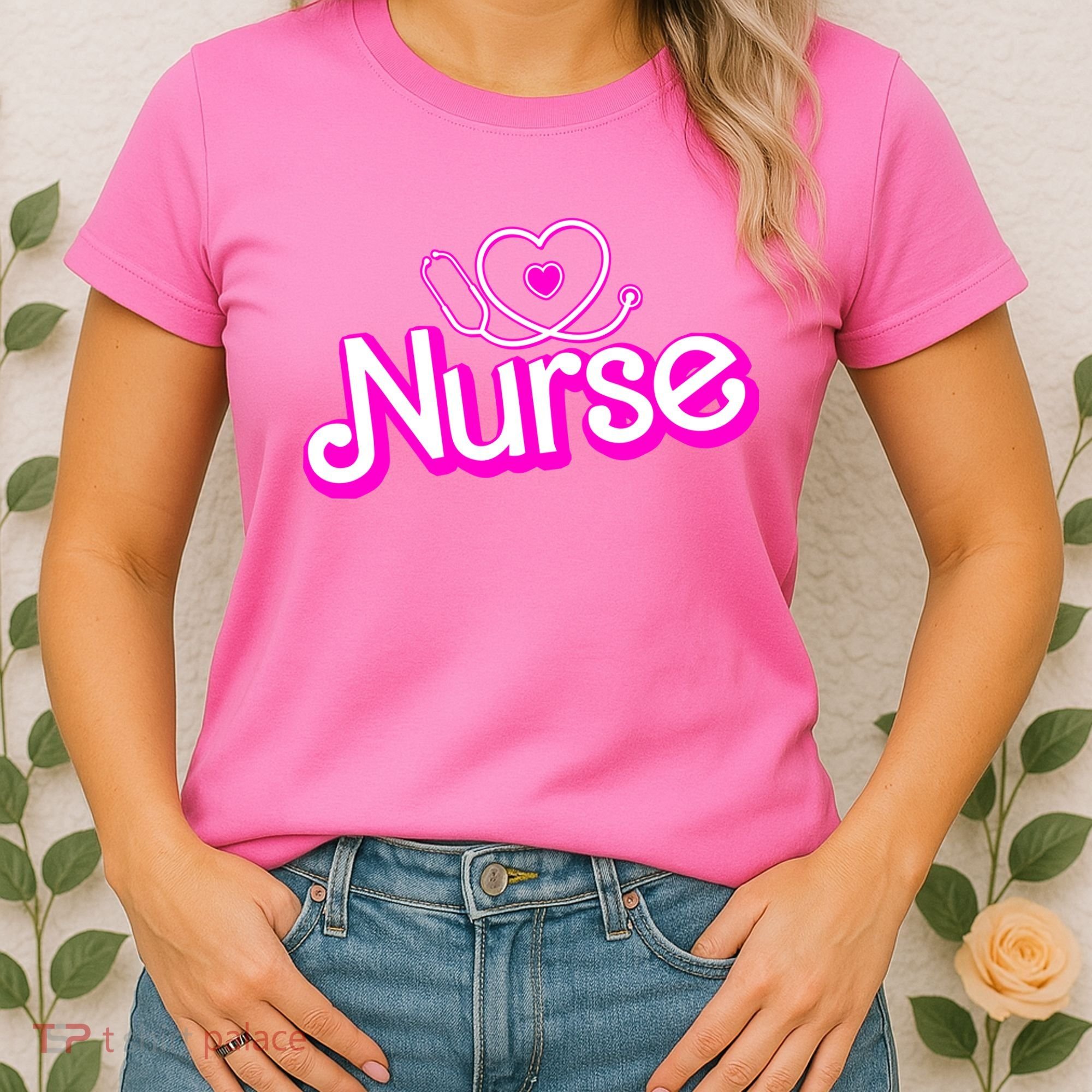 Cute Doll Nurse Women's T-Shirt
