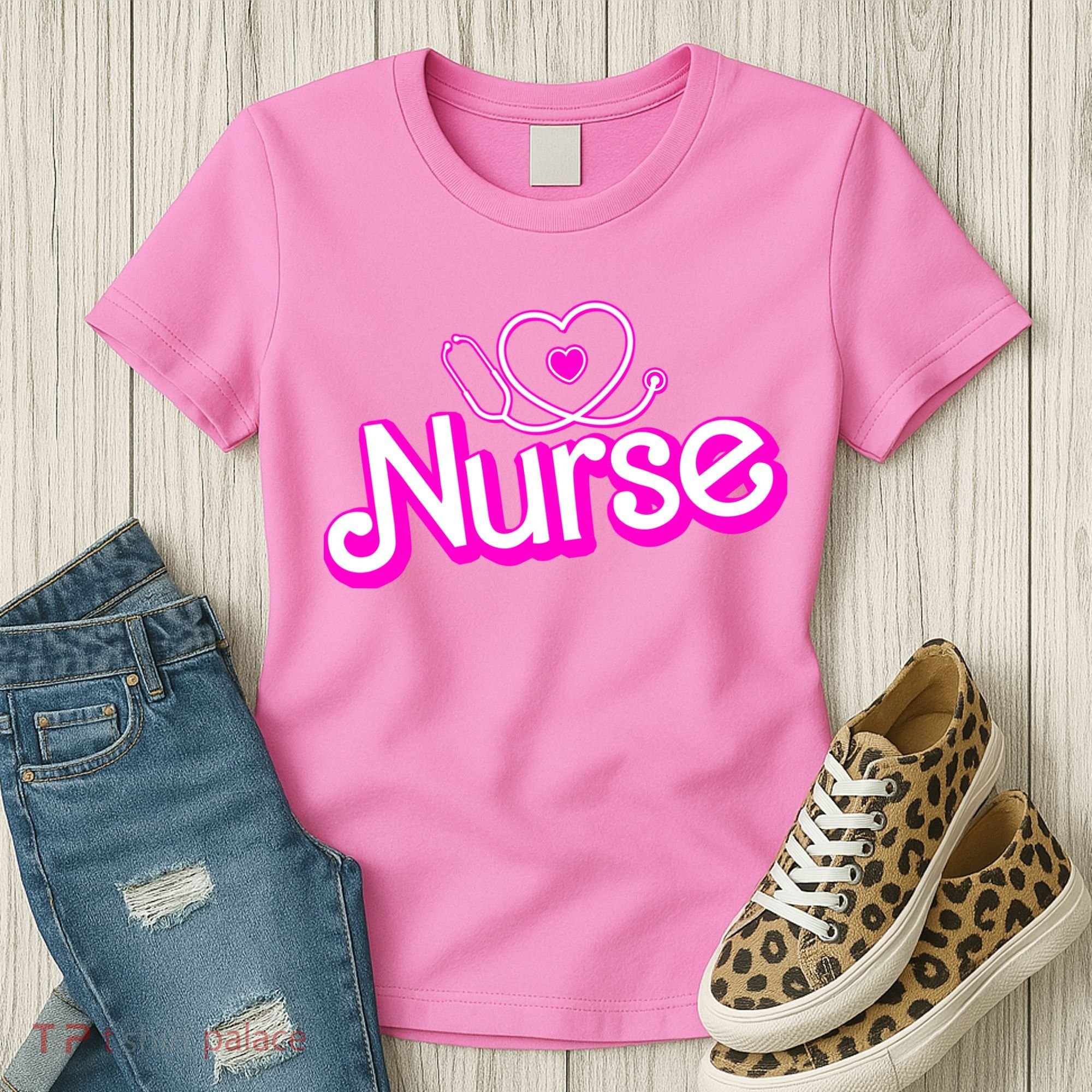 Cute Doll Nurse Women's T-Shirt