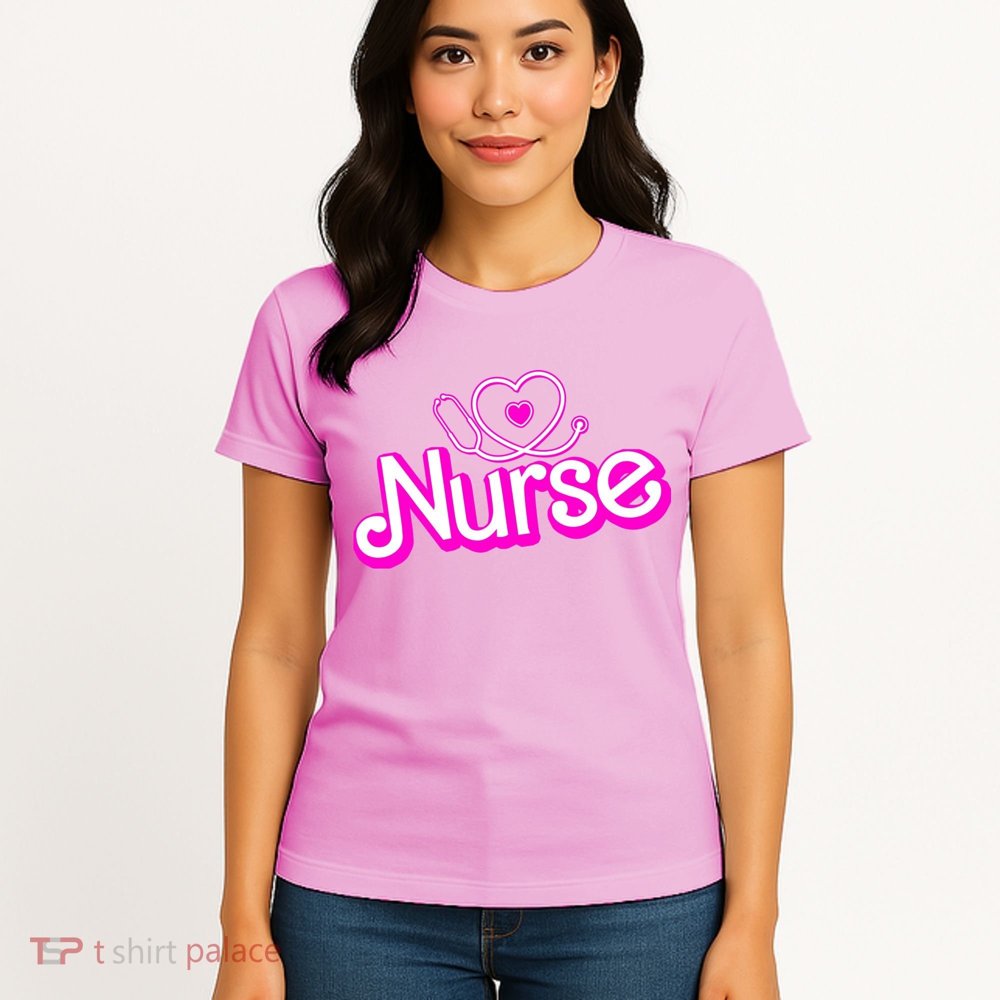 Cute Doll Nurse Women's T-Shirt