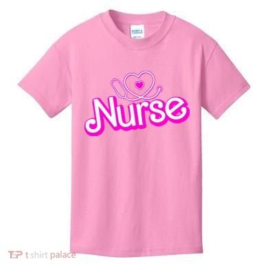 Cute Doll Nurse Kids T-Shirt