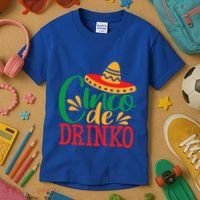 Cinco De O Mayo Mexican Fiesta Funny Ing Gift Kids T-Shirt thumb 3