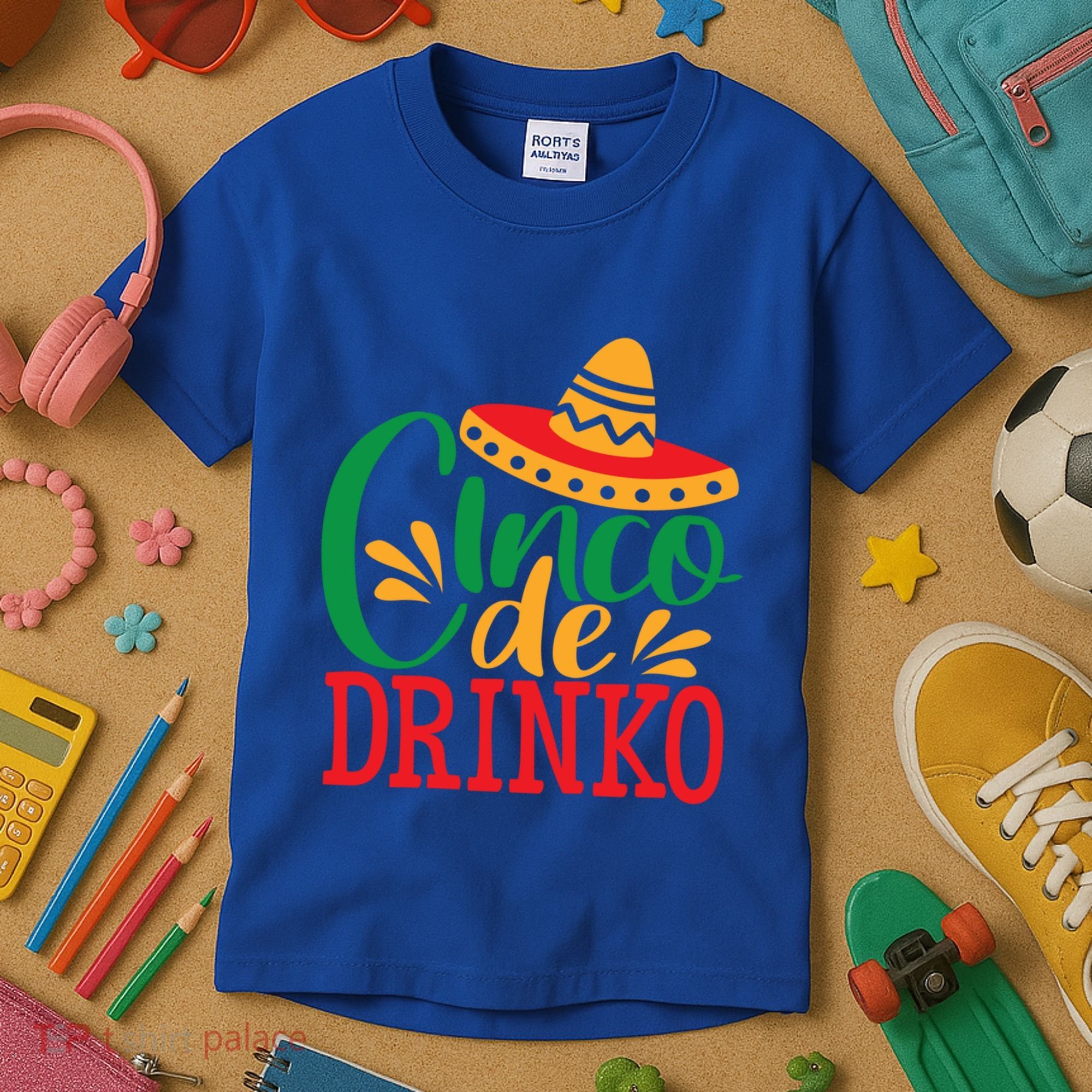 Cinco De O Mayo Mexican Fiesta Funny Ing Gift Kids T-Shirt