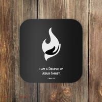 Christian Disciple Of Jesus Christ Gospel Lds Yw Ym Theme Coaster thumb 0