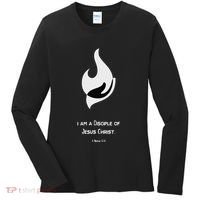 Christian Disciple Of Jesus Christ Gospel Lds Yw Ym Theme Women's Long Sleeve Shirt thumb 0