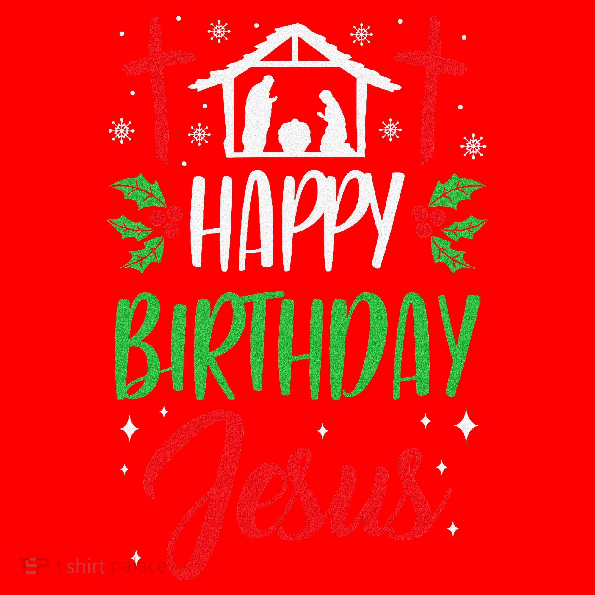 Christmas Day Outfit Happy Birthday Jesus Holiday Santa Hat