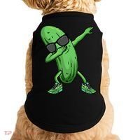 Cucumber Dabbing Pickle Dancing Lover Doggie Tank thumb 0