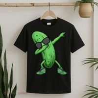Cucumber Dabbing Pickle Dancing Lover T-Shirt thumb 2
