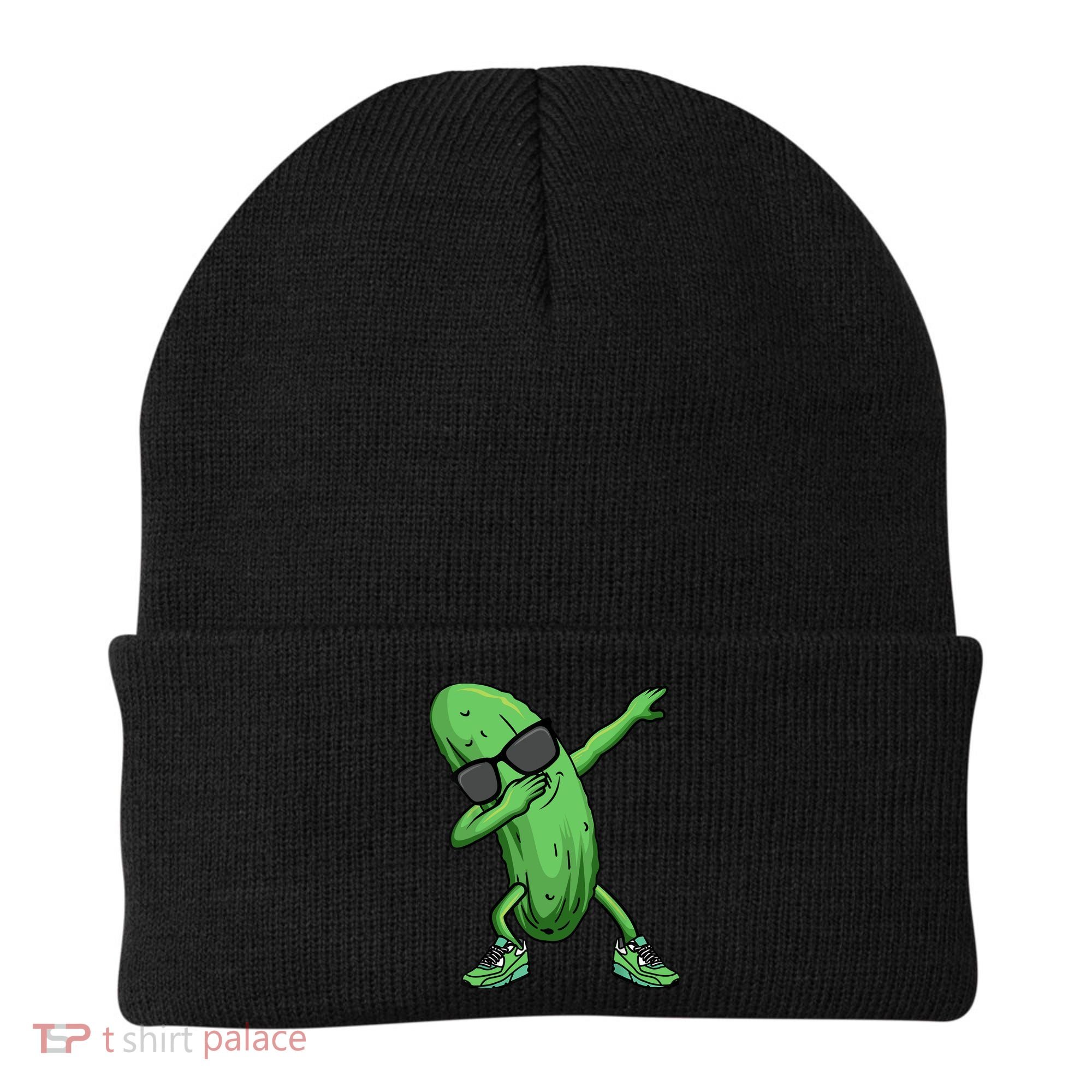 Cucumber Dabbing Pickle Dancing Lover Beanie