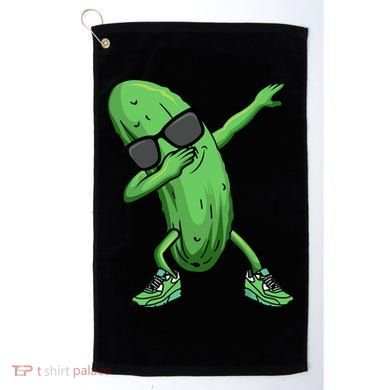 Cucumber Dabbing Pickle Dancing Lover Golf Towel