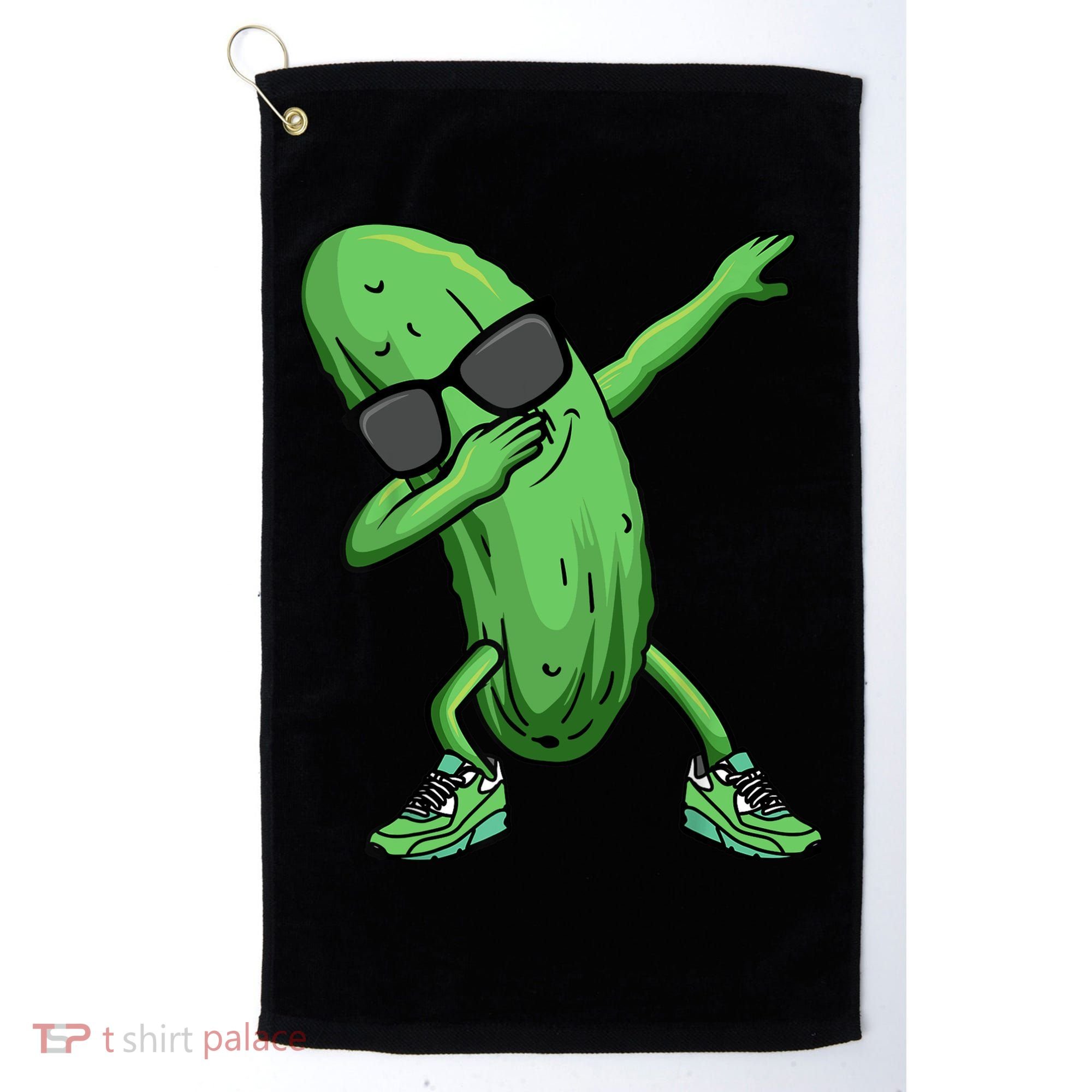 Cucumber Dabbing Pickle Dancing Lover Golf Towel