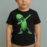 Cucumber Dabbing Pickle Dancing Lover Toddler T-Shirt thumb 2