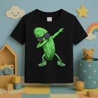Cucumber Dabbing Pickle Dancing Lover Toddler T-Shirt thumb 3