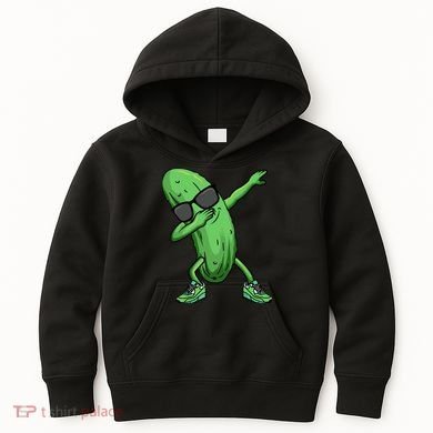 Cucumber Dabbing Pickle Dancing Lover Kids Hoodie