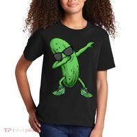 Cucumber Dabbing Pickle Dancing Lover Kids T-Shirt thumb 2