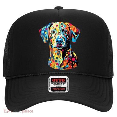 Colorful Dog Pop Art With Polka Dot International Dot Day Hat