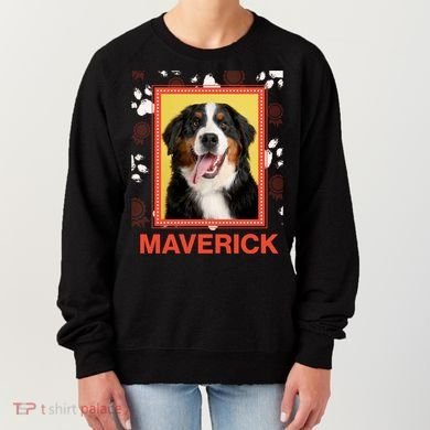 Custom Dog Pet Personalize Picture Photo Name Women's Sweatshirt