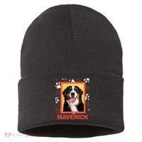 Custom Dog Pet Personalize Picture Photo Name Sustainable Knit Beanie thumb 0