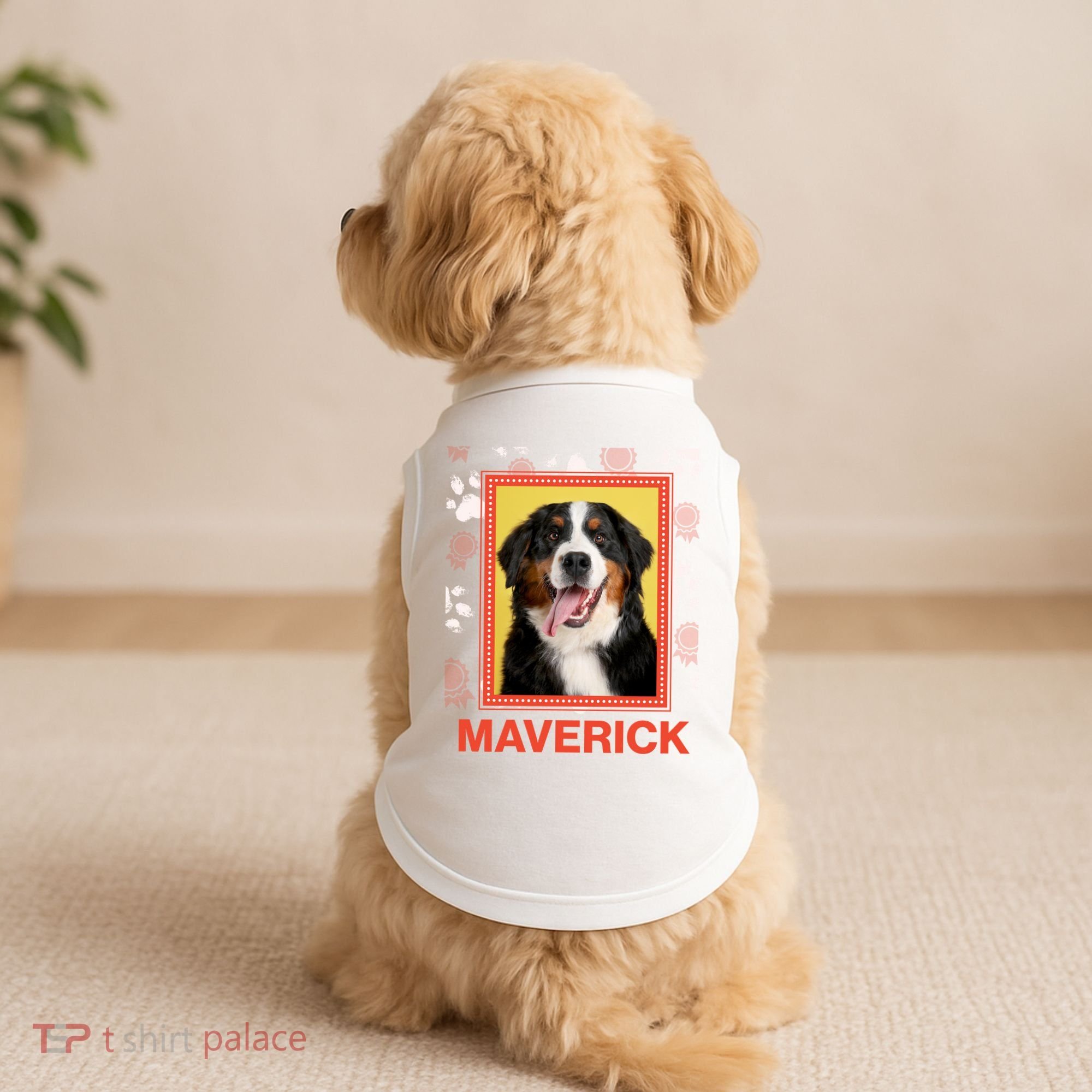 Custom Dog Pet Personalize Picture Photo Name Doggie Tank