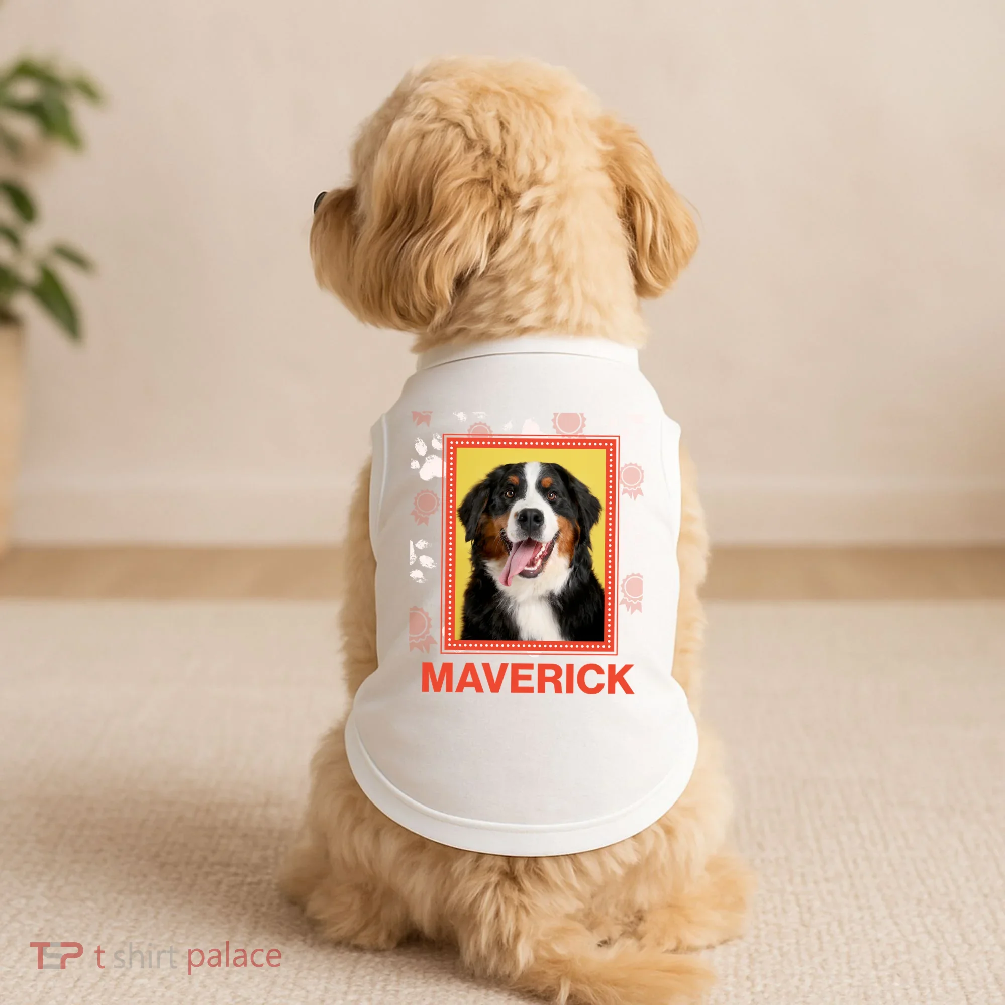 Custom Dog Pet Personalize Picture Photo Name Doggie Tank