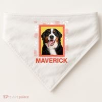 Custom Dog Pet Personalize Picture Photo Name USA-Made Doggie Bandana thumb 0