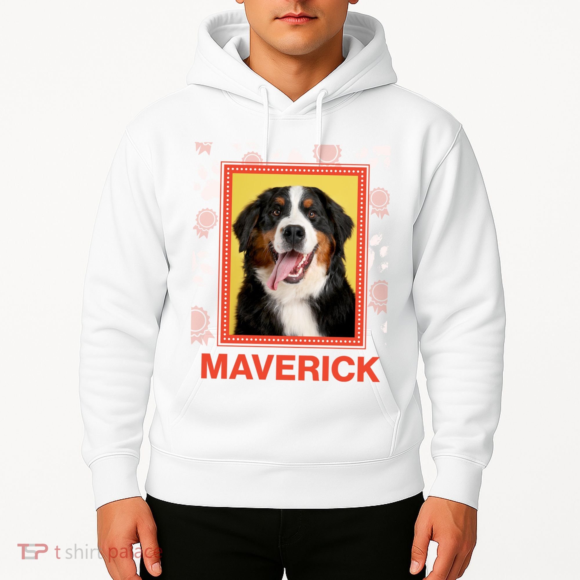 Custom Dog Pet Personalize Picture Photo Name Hoodie