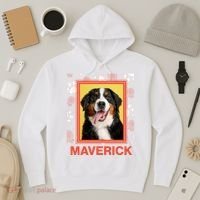 Custom Dog Pet Personalize Picture Photo Name Hoodie thumb 3