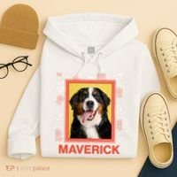 Custom Dog Pet Personalize Picture Photo Name Hoodie thumb 4