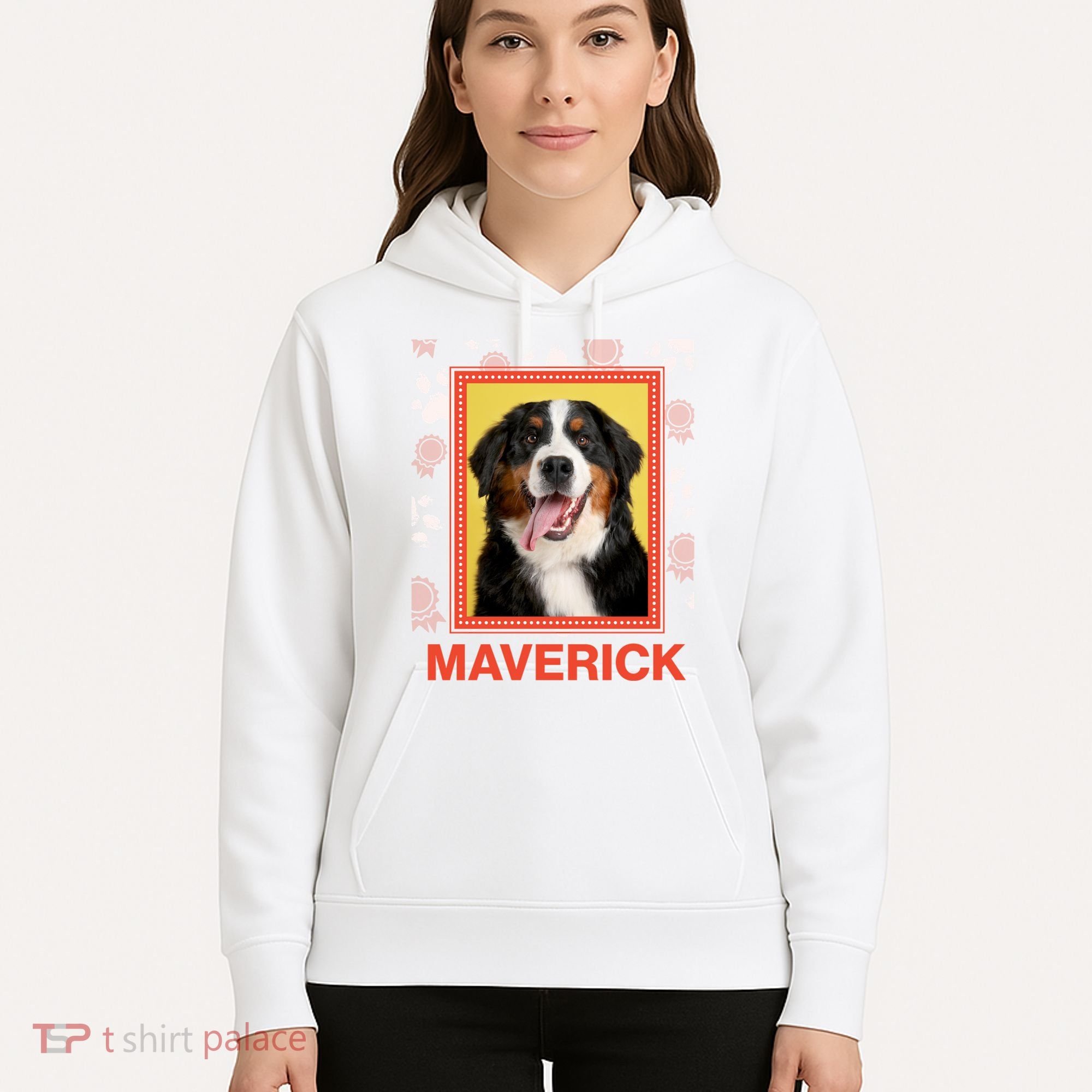 Custom Dog Pet Personalize Picture Photo Name Hoodie