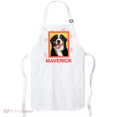 Custom Dog Pet Personalize Picture Photo Name Apron