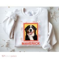 Custom Dog Pet Personalize Picture Photo Name Sweatshirt thumb 2
