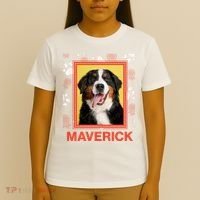 Custom Dog Pet Personalize Picture Photo Name T-Shirt thumb 4
