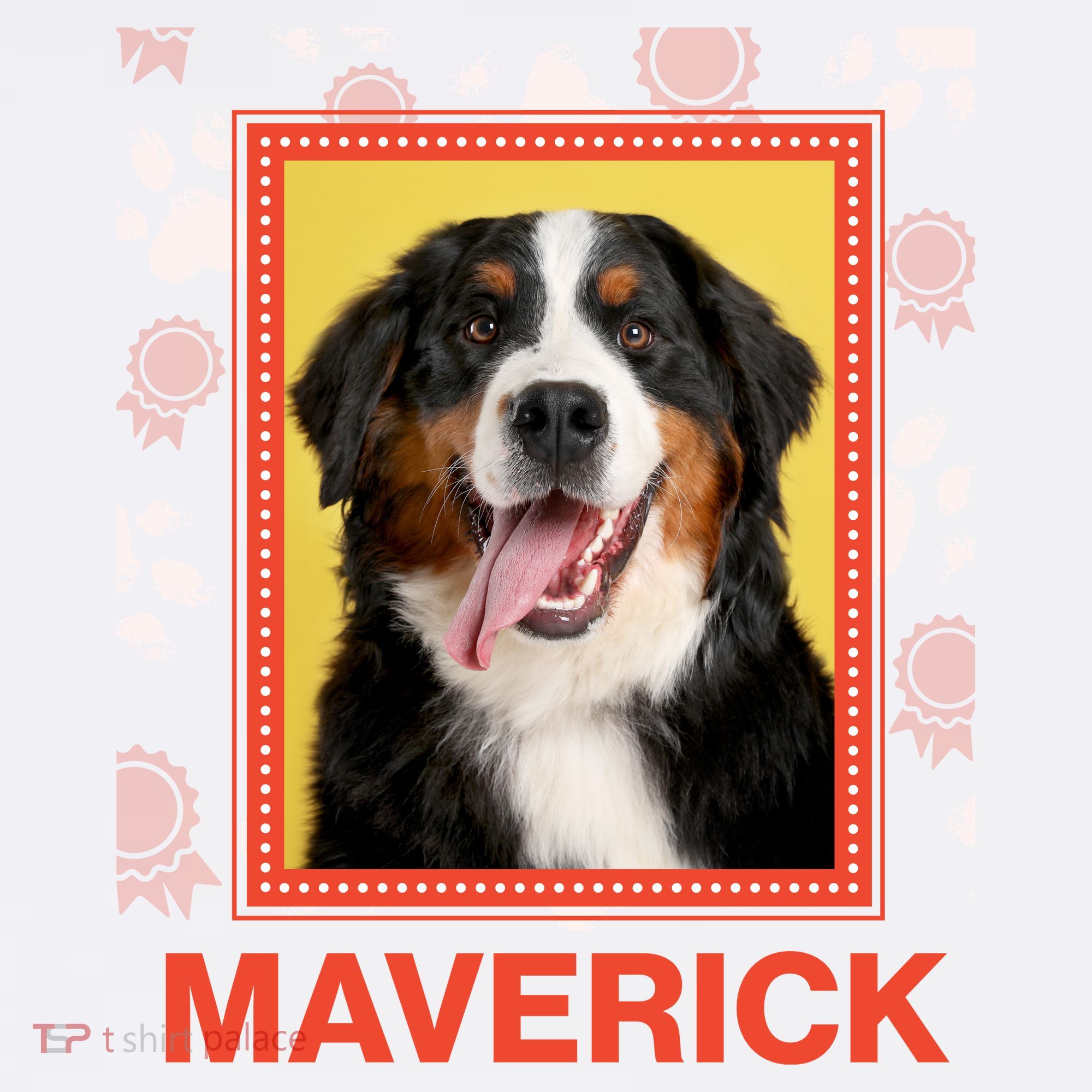 Custom Dog Pet Personalize Picture Photo Name T-Shirt