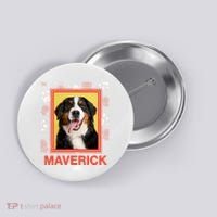 Custom Dog Pet Personalize Picture Photo Name Button thumb 0