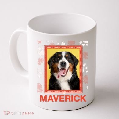 Custom Dog Pet Personalize Picture Photo Name Coffee Mug