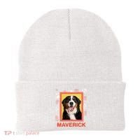 Custom Dog Pet Personalize Picture Photo Name Beanie thumb 0