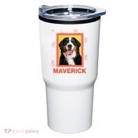Custom Dog Pet Personalize Picture Photo Name Tumbler thumb 0