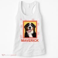 Custom Dog Pet Personalize Picture Photo Name Women's Tank Top thumb 0