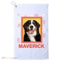 Custom Dog Pet Personalize Picture Photo Name Golf Towel thumb 0