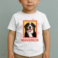 Custom Dog Pet Personalize Picture Photo Name Toddler T-Shirt thumb 2
