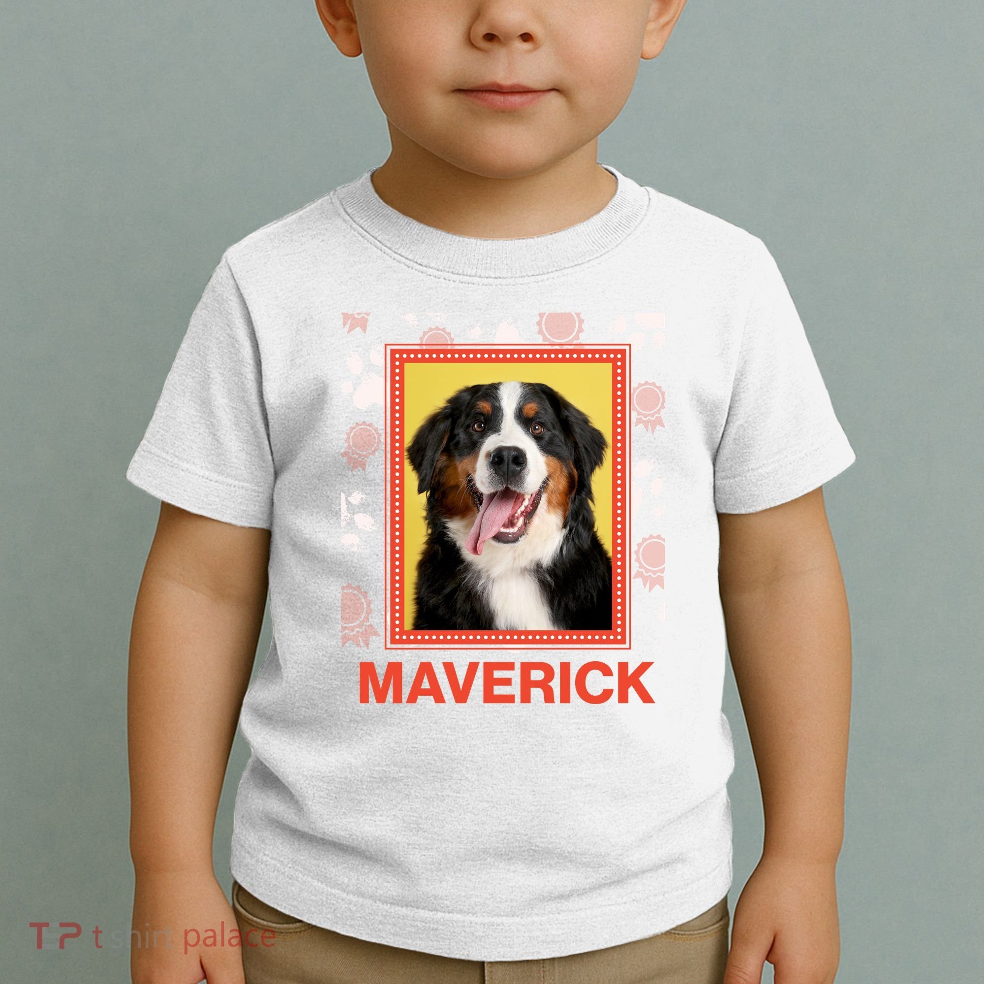 Custom Dog Pet Personalize Picture Photo Name Toddler T-Shirt