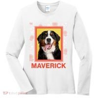 Custom Dog Pet Personalize Picture Photo Name Women's Long Sleeve Shirt thumb 0