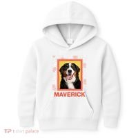 Custom Dog Pet Personalize Picture Photo Name Kids Hoodie thumb 0