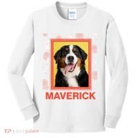 Custom Dog Pet Personalize Picture Photo Name Kids Long Sleeve Shirt thumb 0